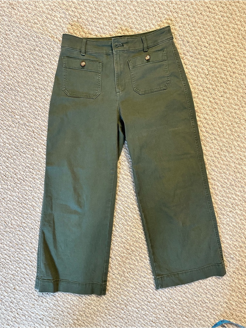 Palmer Wide Leg Green Pants